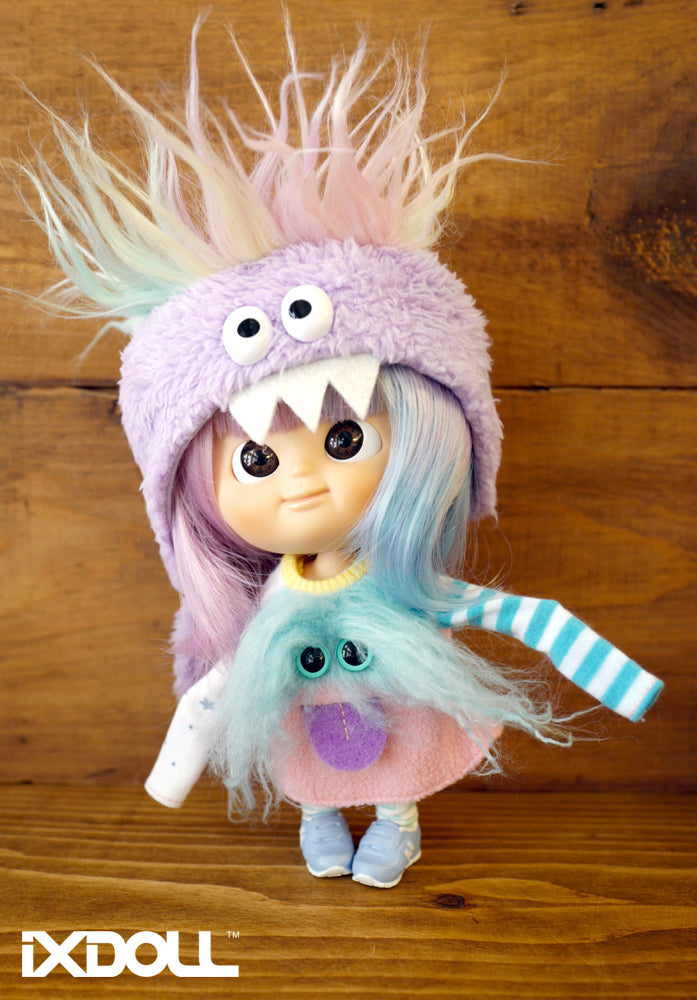 [AHT37] Scary Monster Hat / Lilac Purple