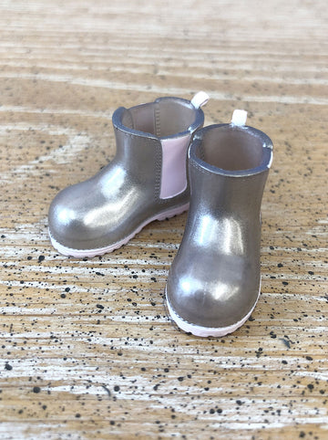 [APS27] Transparent rain boot in Silver Boots
