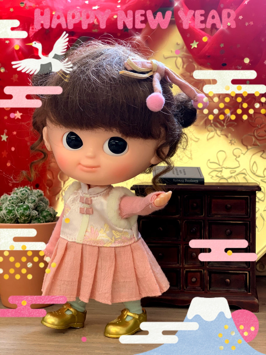 [OF404] Lunar New Year Dress Set (Pink)