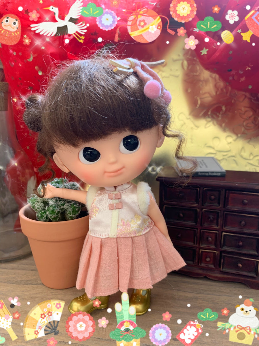 [OF404] Lunar New Year Dress Set (Pink)