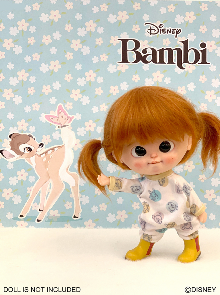 [OF375] Disney Bambi Edition - Jumpsuit /Mustard ver.(Exclusively For Hong Kong)