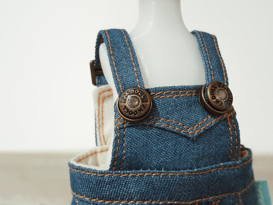 [OF287] Mui-Denim Overalls Unwashed (Dark)