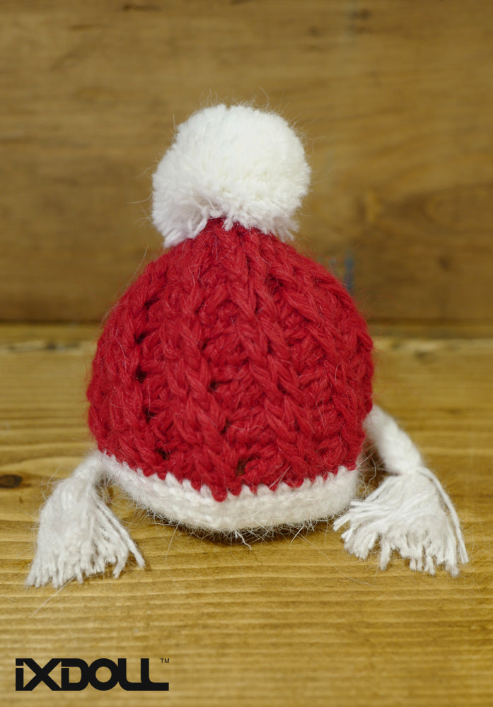 [AHT48] X'mas Braid Hat / Red