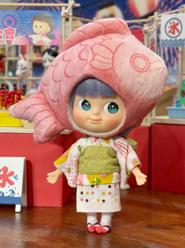 [AHT58b-O] Summer Festvial Hat 鯛魚燒 pink** AMMC/MMC size**