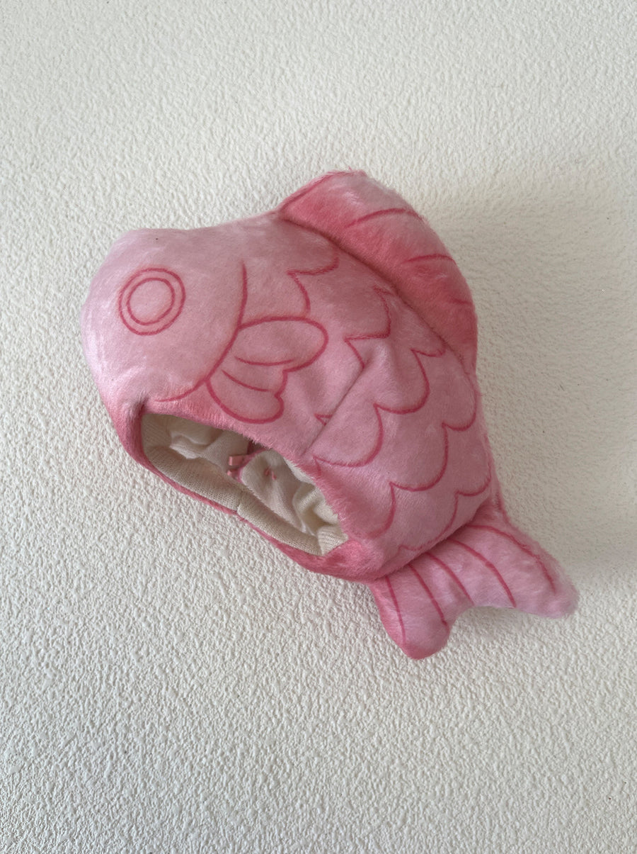 [AHT58b-O] Summer Festvial Hat 鯛魚燒 pink** AMMC/MMC size**