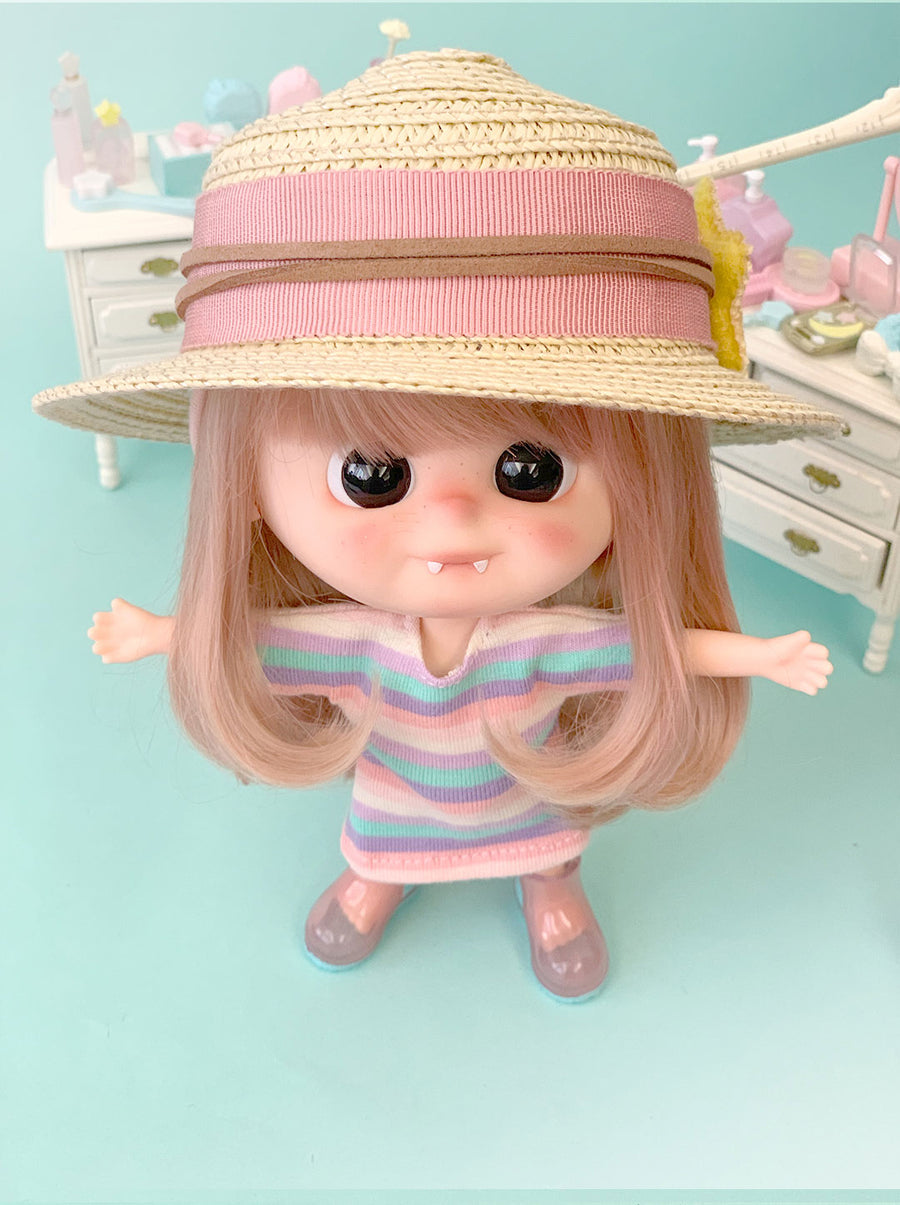 [APS28] Transparent rain boot in Rose