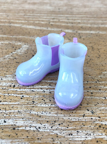 [APS35] Transparent rain boot in Sky Blue