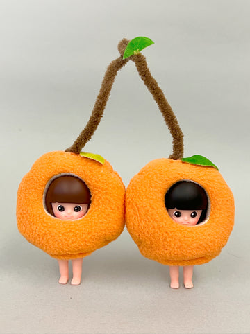 [BBF007B]  Doble Mandarin Outfit 盲抽孖桔仔衫