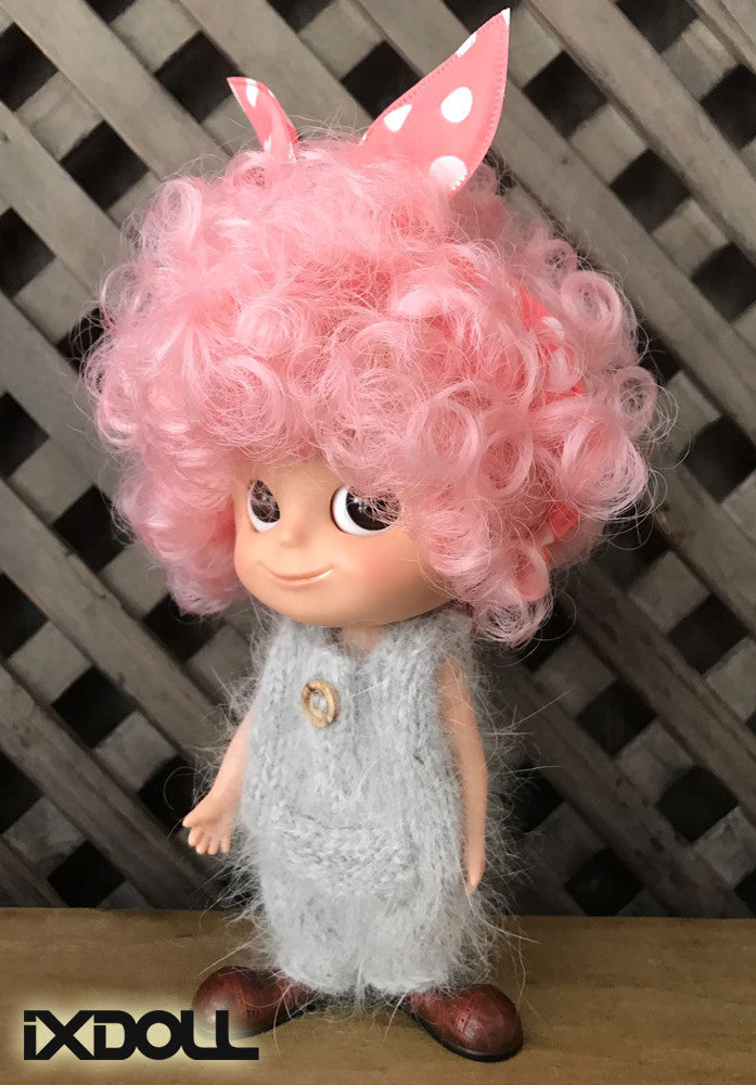 [DW25] MMC Afro-hair Wig / Pastel Pink