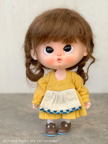 [DW35] Mohair Wig - Double Dutch Braids / Auburn