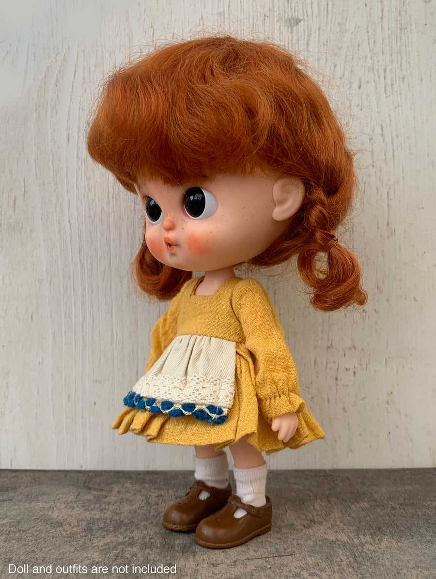 [DW40] Mohair Wig - Double Dutch Braids / Terracotta