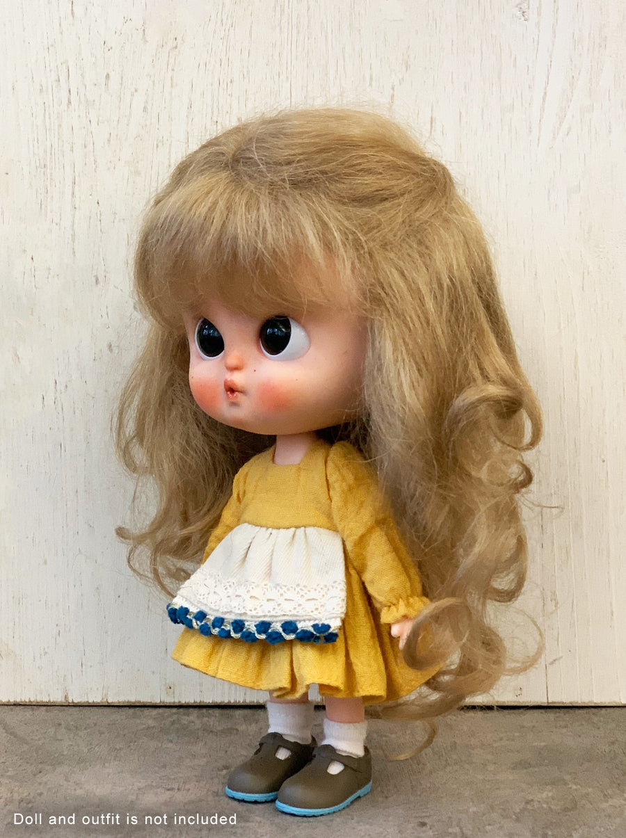 [DW45] Mohair Wig - Long Curly/Camel