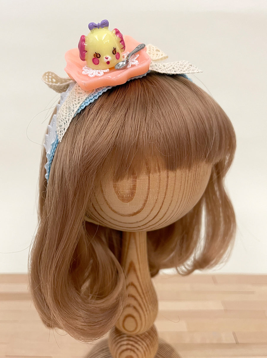 [AHC45a]  M Bakery Hair band Yellow puppy *AMMC/MMC size*