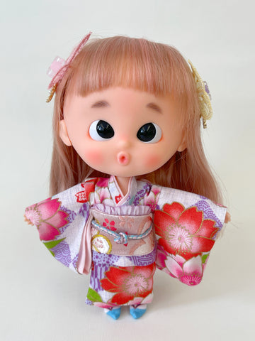 [OF453a] 和服 KIMONO ♡ 紅色 ♡ AMMC/MMC size