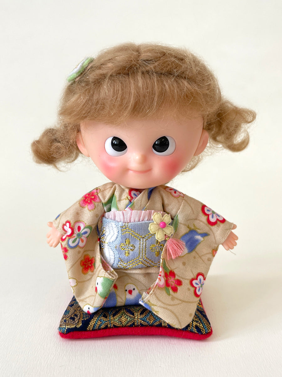 [MDF011b] KIMONO set B ♡ 淺杏色 ♡  肥妹/pocket mui size♡
