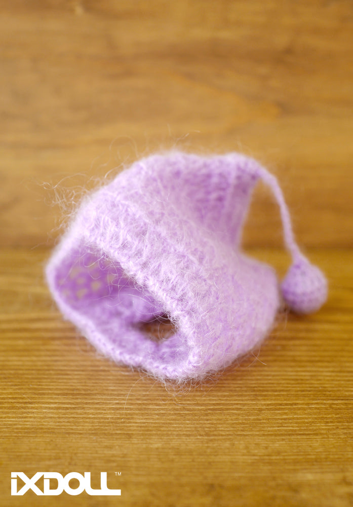 [AHT42] Pixie Knit Hat / Lilac