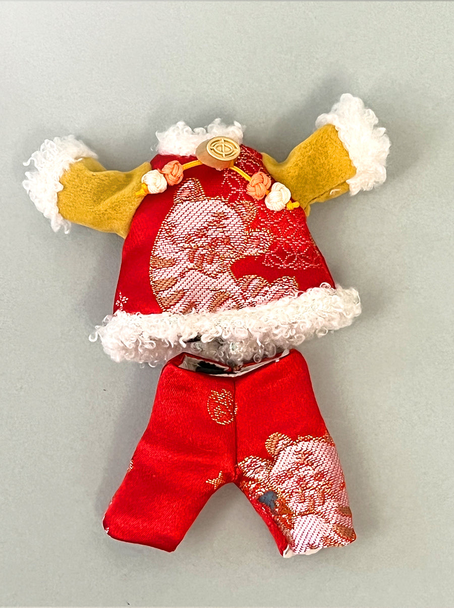 [MDF003] Red Lunar Tiger outfit 寅年賀年衫套裝 (紅色)