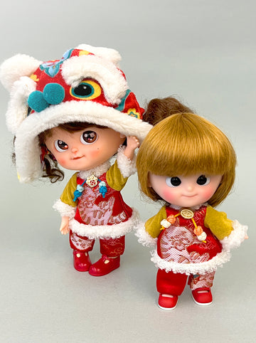 [MDF003] Red Lunar Tiger outfit 寅年賀年衫套裝 (紅色)