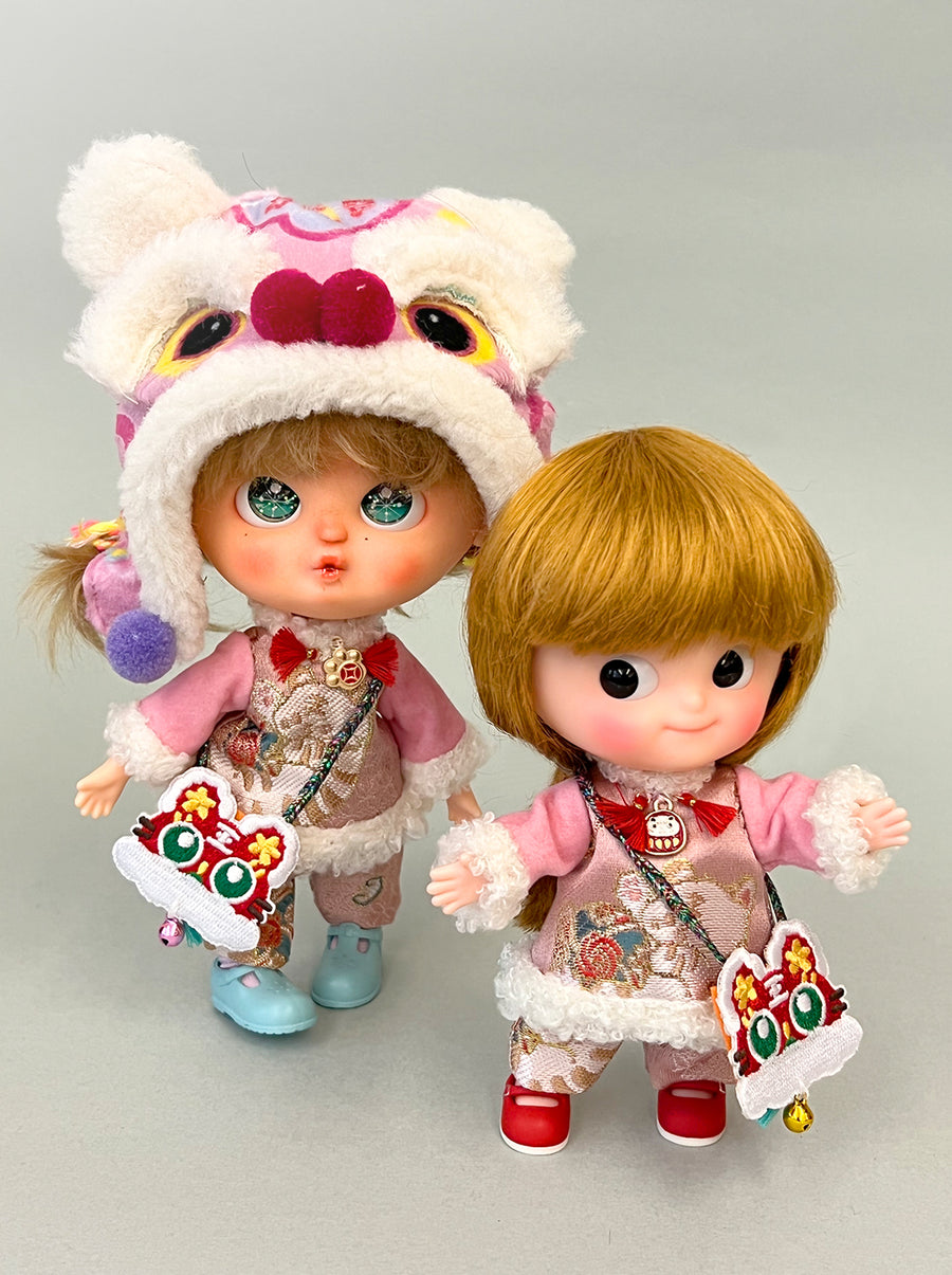 [MDF004] Pink Lunar Tiger outfit 寅年賀年衫套裝 (粉紅色)   ♡♡ 預訂 Preorder ♡♡