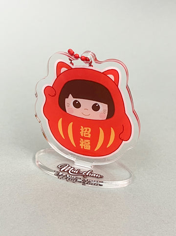 [MKC02A] Red Daruma Tumbling Stand 達摩立牌(紅色)