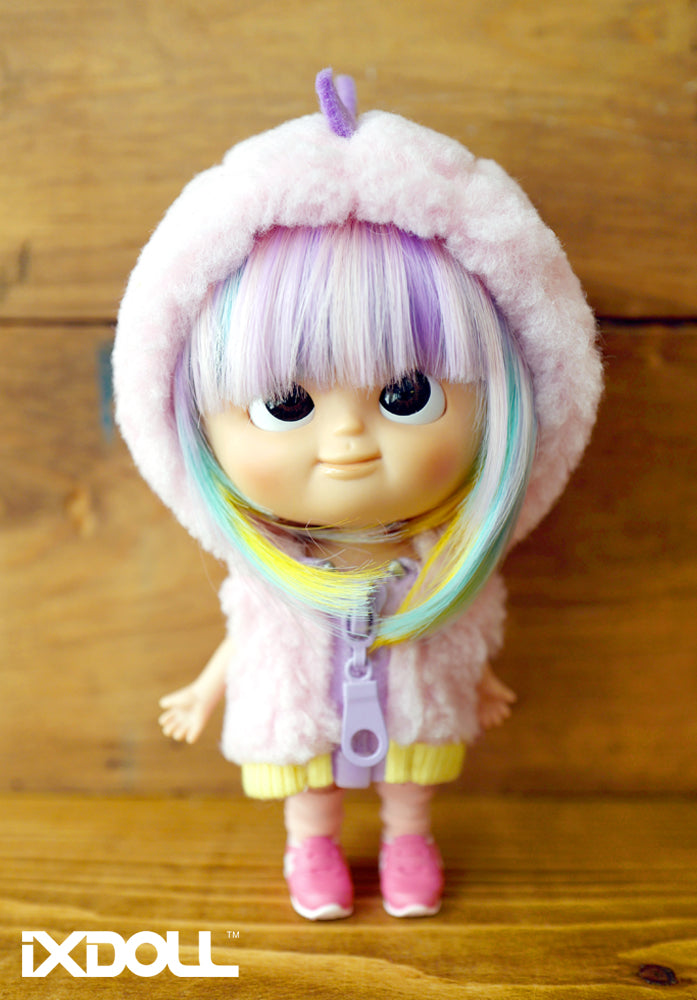 [OF235] Colorfully Sock (Pale Pink)