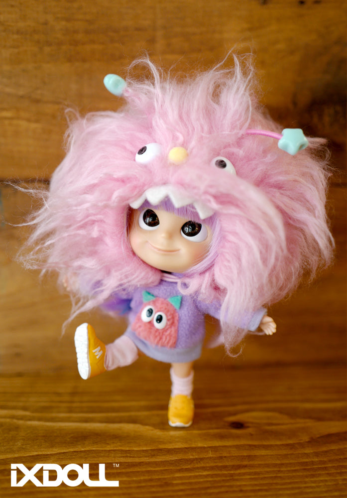 [OF235] Colorfully Sock (Pale Pink)