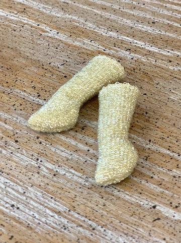 [OF421] Sparkling Golden Socks