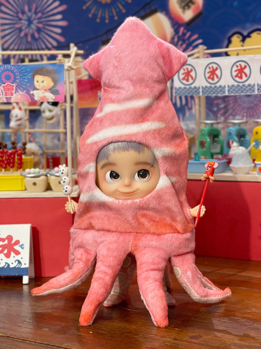[OF445b-O]  烤魷魚 Ikayaki RED** AMMC/MMC size outfit**  ♡ Pre-order ♡