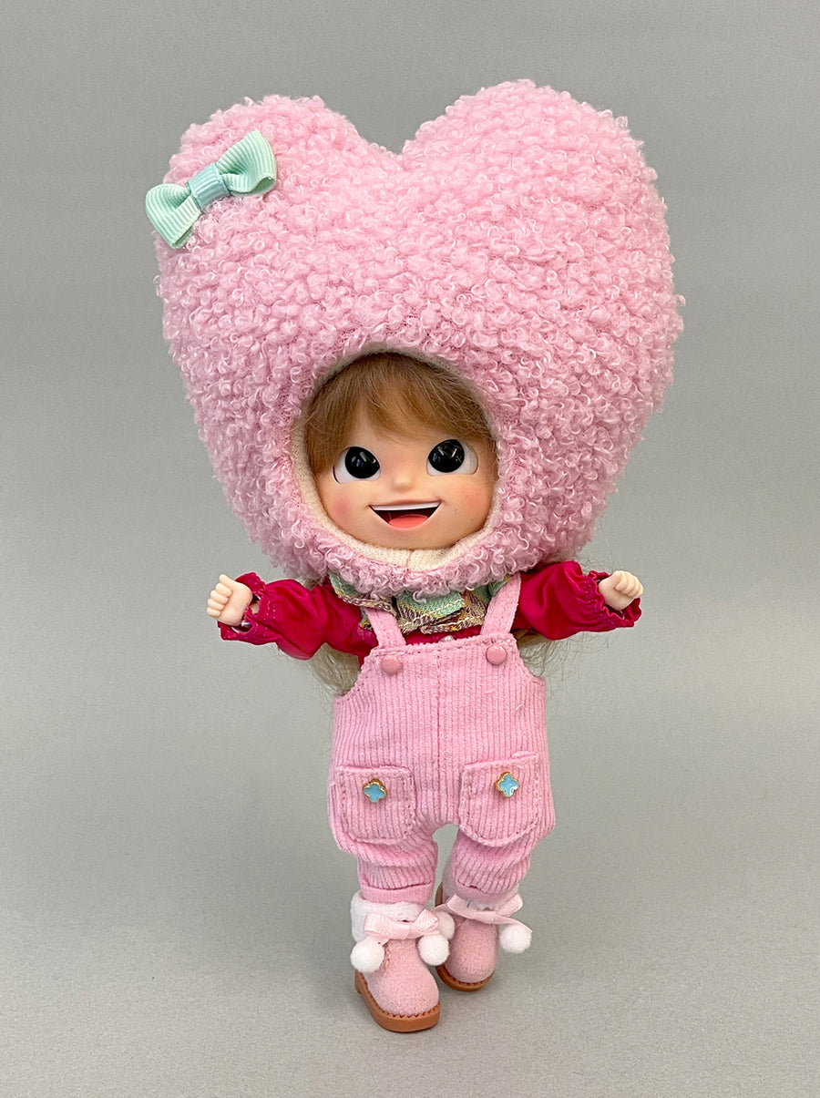[MDF008] Valentine Pink Heart Shape Hat ♡ 粉紅色心心帽♡
