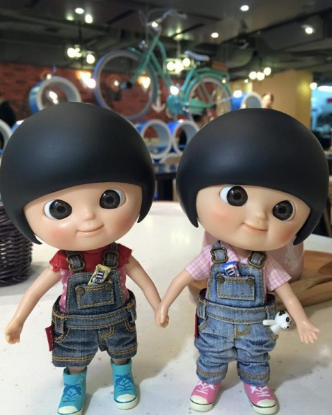 [OF149LS] TTYA Short Jumpsuit (Light Denim)