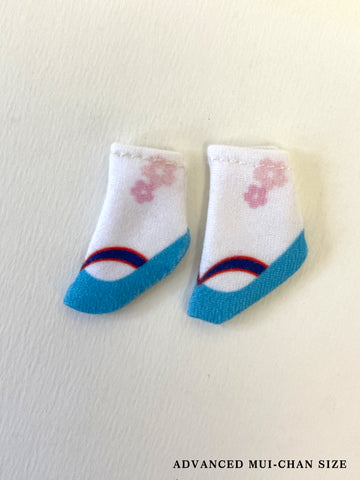 [OF444c-O] 和風sock / Blue ** AMMC/MMC size sock**