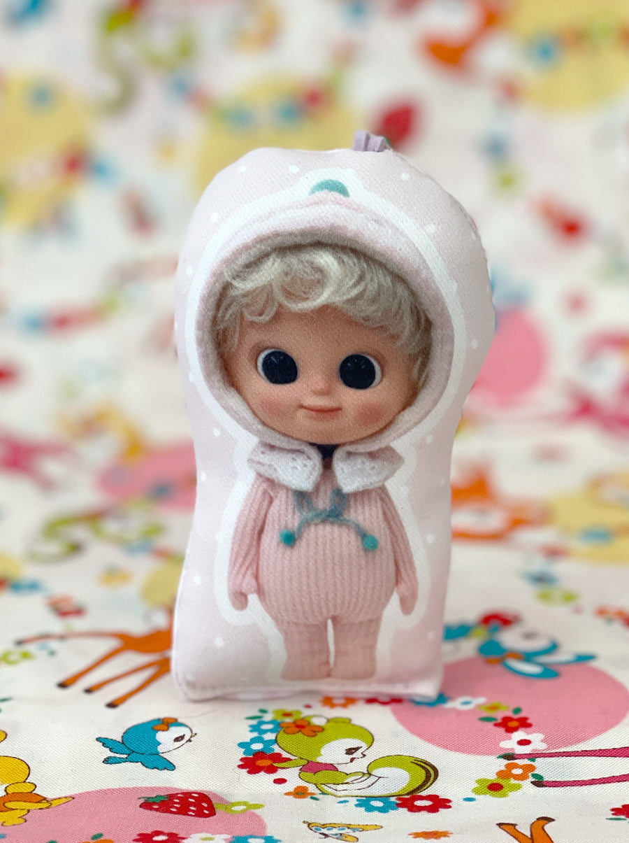 [MBC02-O] Mui's Baby Mini Cushion keychain/ Showa Baby