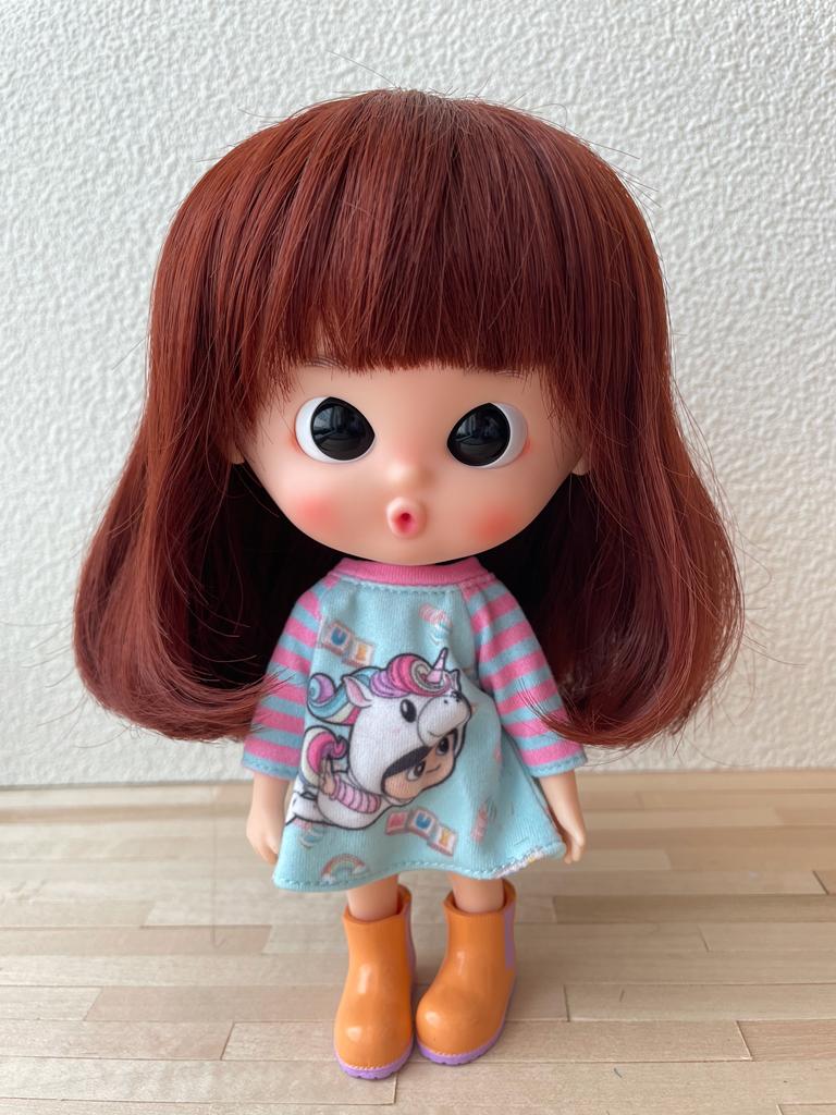 [DW51a] Hair Wig - Long Bob Hair /Brown
