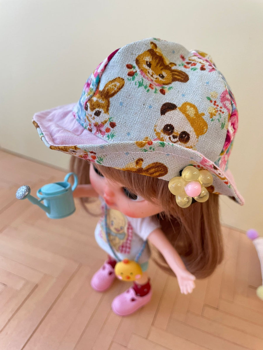 [AHT60b] Mui Summer Hat 花花動物 / Floral animal  ♡♡ AMMC size ♡♡