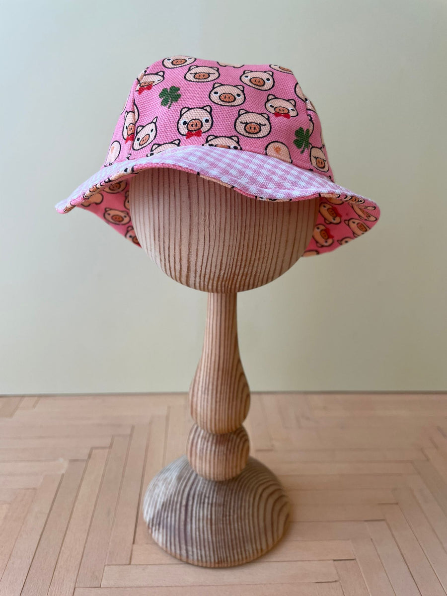 [AHT60c] Mui Summer Hat 小豬 / piggy  ♡♡ AMMC size ♡♡