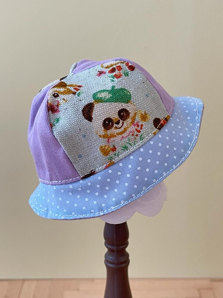 [MDF015d] Mui Summer bucket hat 熊貓& friends / panda friends ♡  肥妹  size ♡
