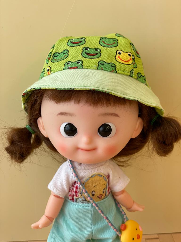[MDF015a] Mui Summer bucket hat 小青蛙 / frog ♡  肥妹  size ♡