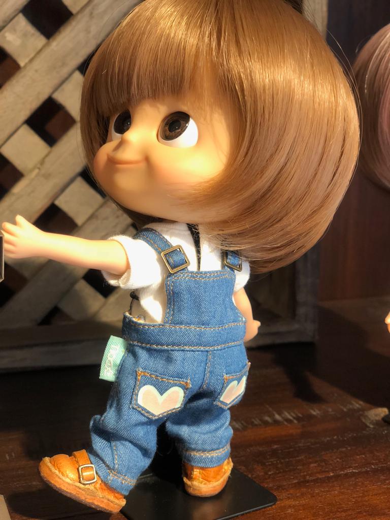 [OF288] Mui-Denim Overalls Unwashed (Light)