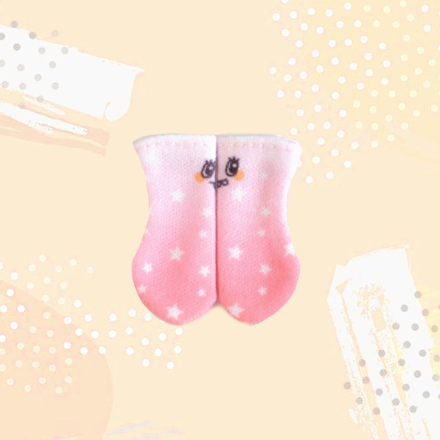 [OF355] Monster Sock (Galaxy Pink)