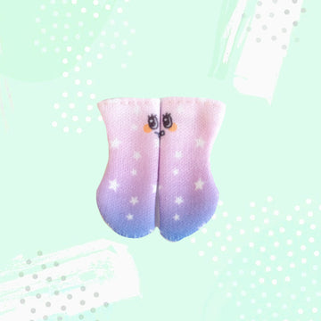 [OF354] Monster Sock (Galaxy Purple)