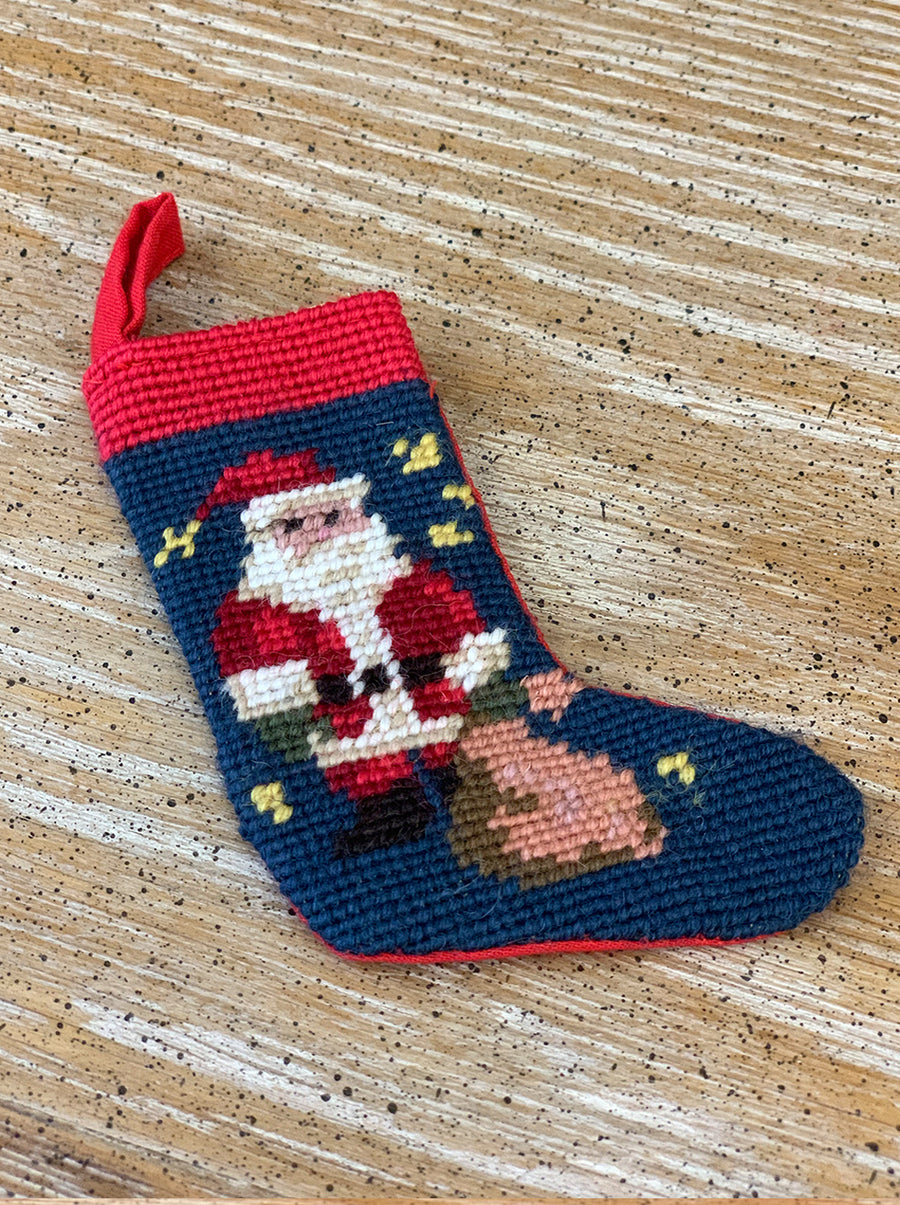 [ATY-22-Or] Cross stitch Stockings Ornaments (Santa Claus)