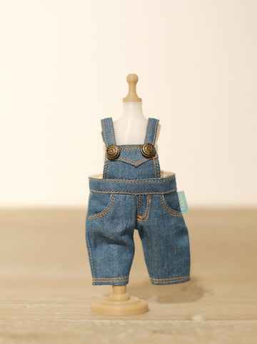 [OF288] Mui-Denim Overalls Unwashed (Light)