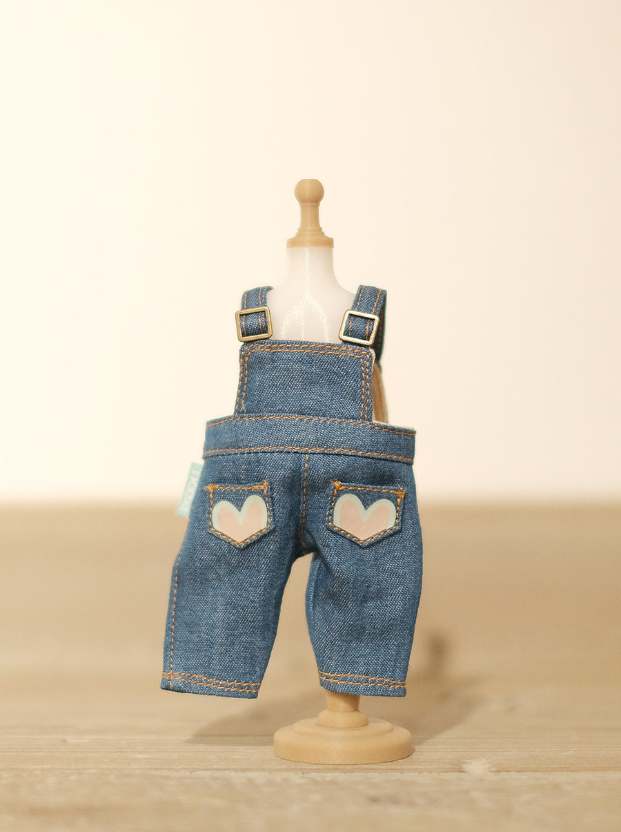 [OF288] Mui-Denim Overalls Unwashed (Light)